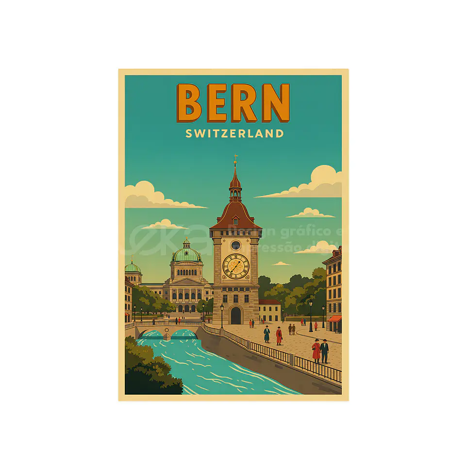 Carteles de viajes Ciudades Vintage 33