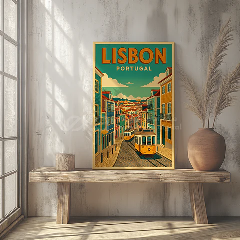 Posters de Viagem de Cidades Vintage