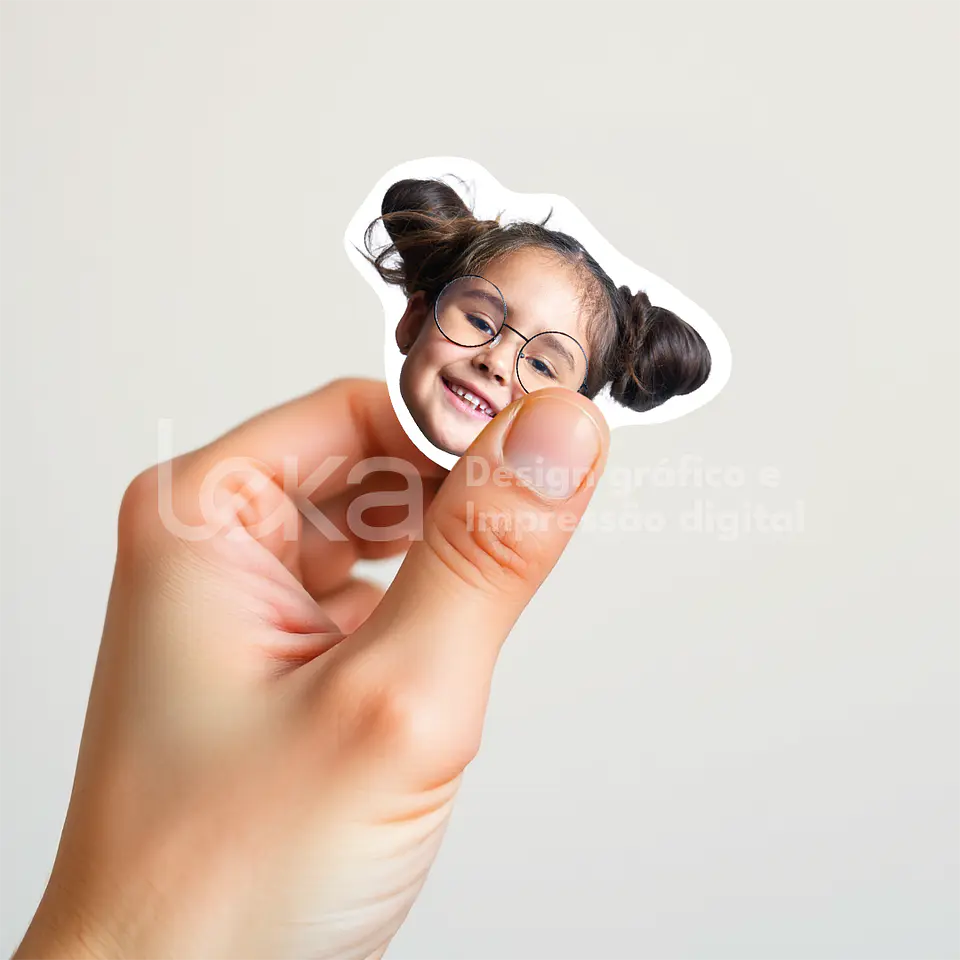 Caras que Amo - Paquete de 20 pegatinas de 6 cm 4