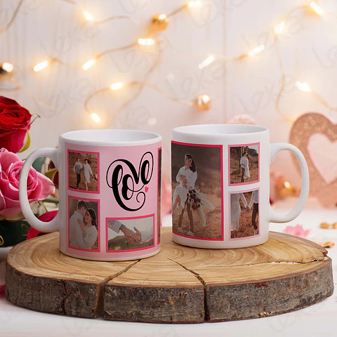 Caneca "Love" - Crie a Sua Galeria de Amor 