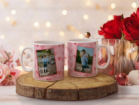 Caneca "Sempre Juntos" – O Vosso Diário de Amor