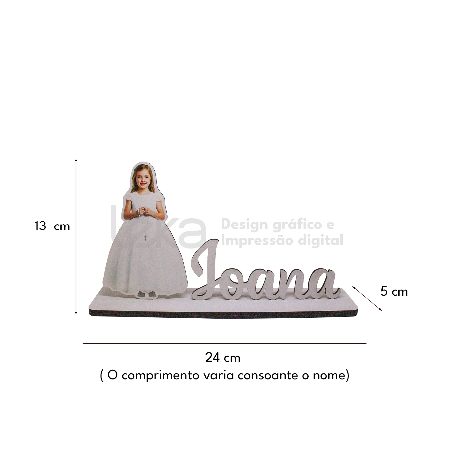 Figura de comunión personalizada con foto – Recuerdo exclusivo de MDF 5