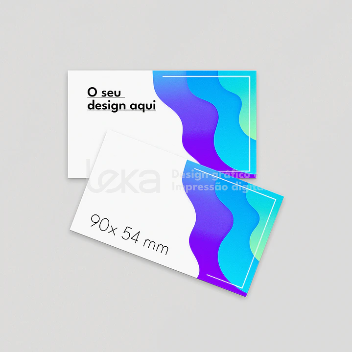 Cartões de Visita – Impressão Full Color (Frente e Verso) 1