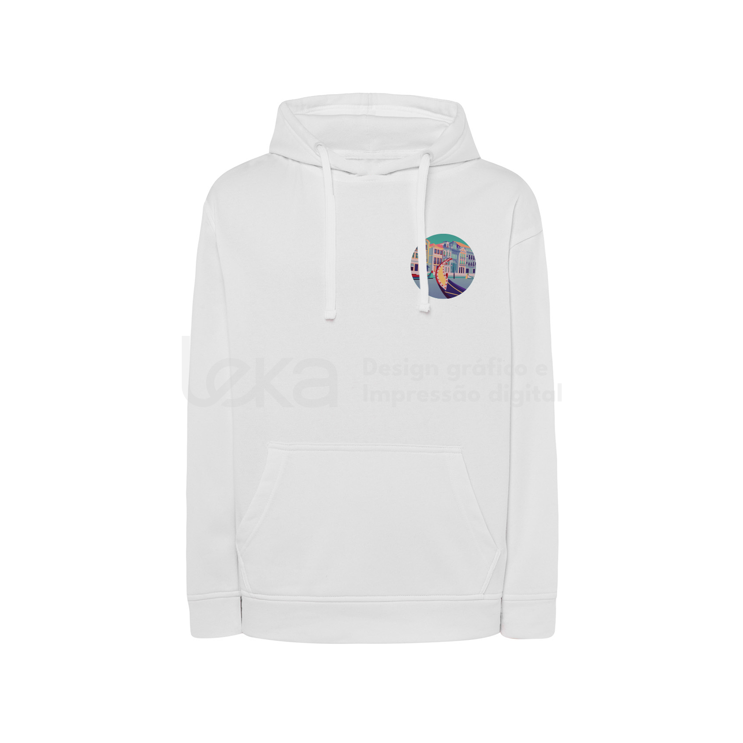 Hoodie Unissexo  65% poliester Personalizável  3