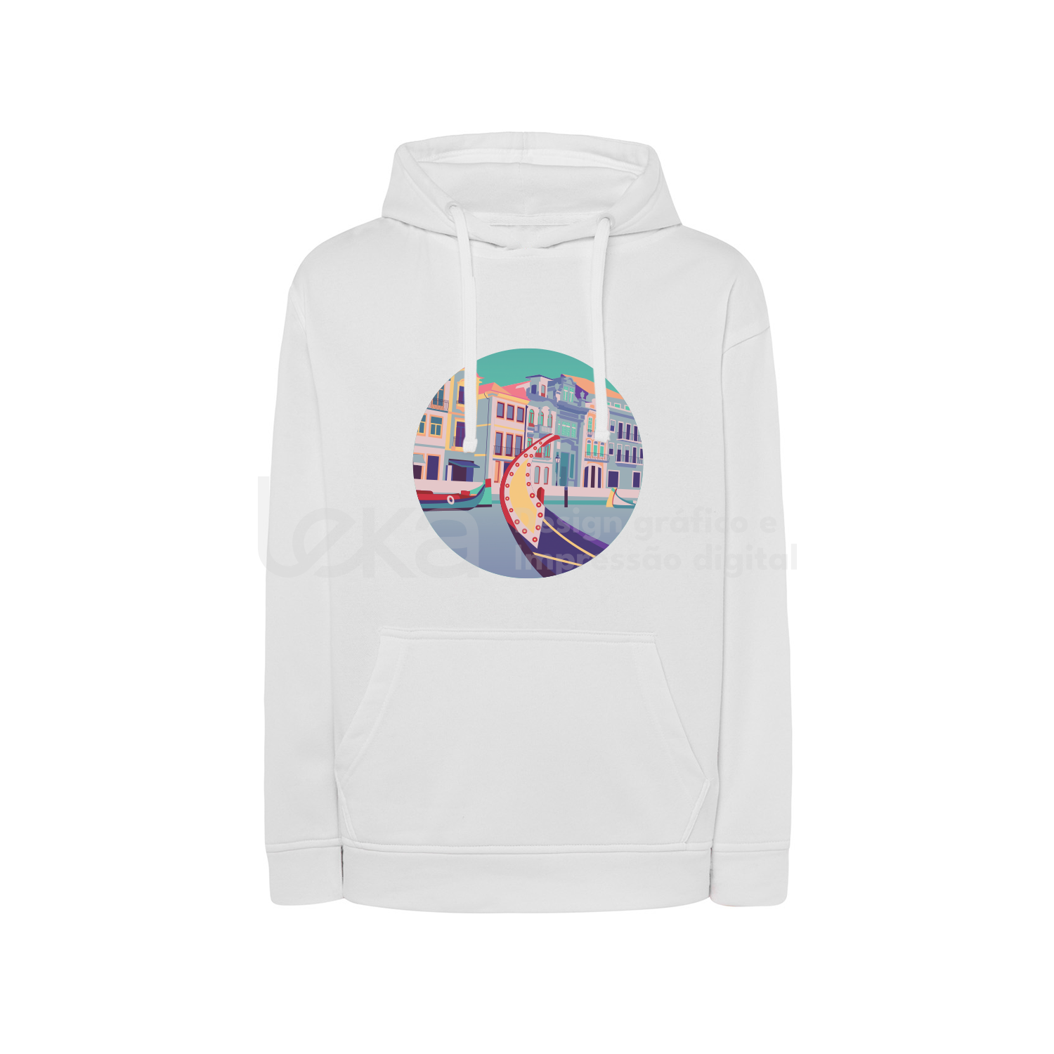 Hoodie Unissexo  65% poliester Personalizável  2