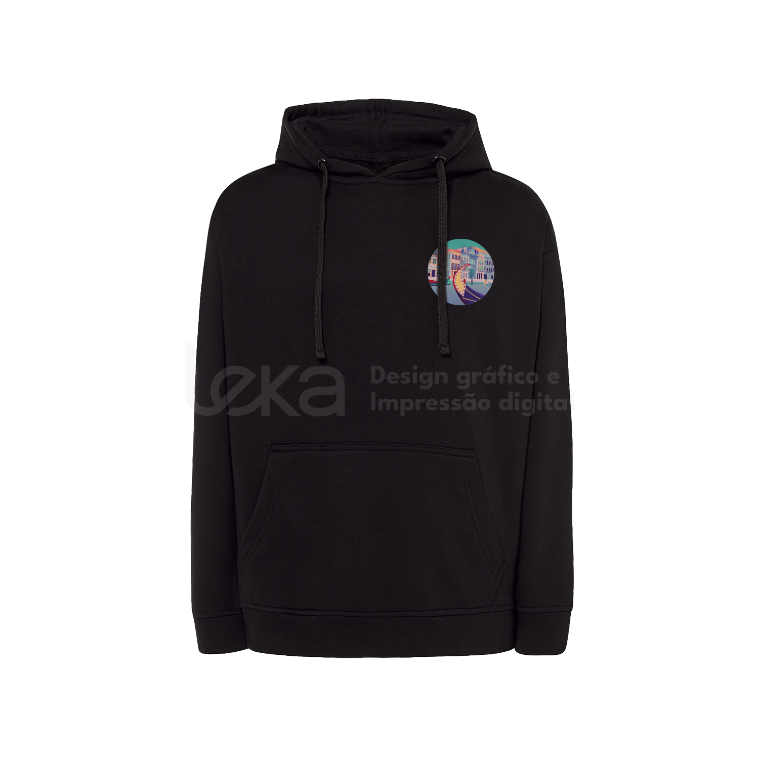 Hoodie Unissexo  65% poliester Personalizável  8