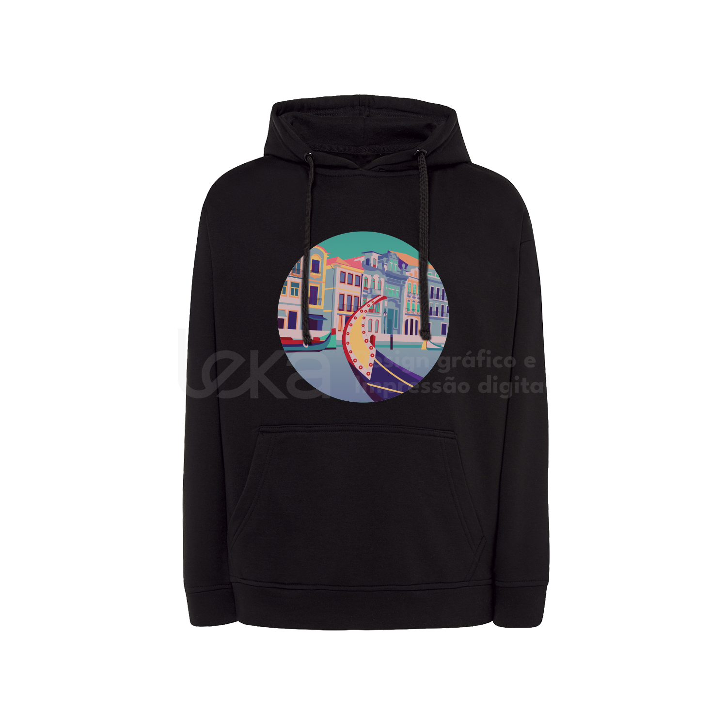 Hoodie Unissexo  65% poliester Personalizável  7