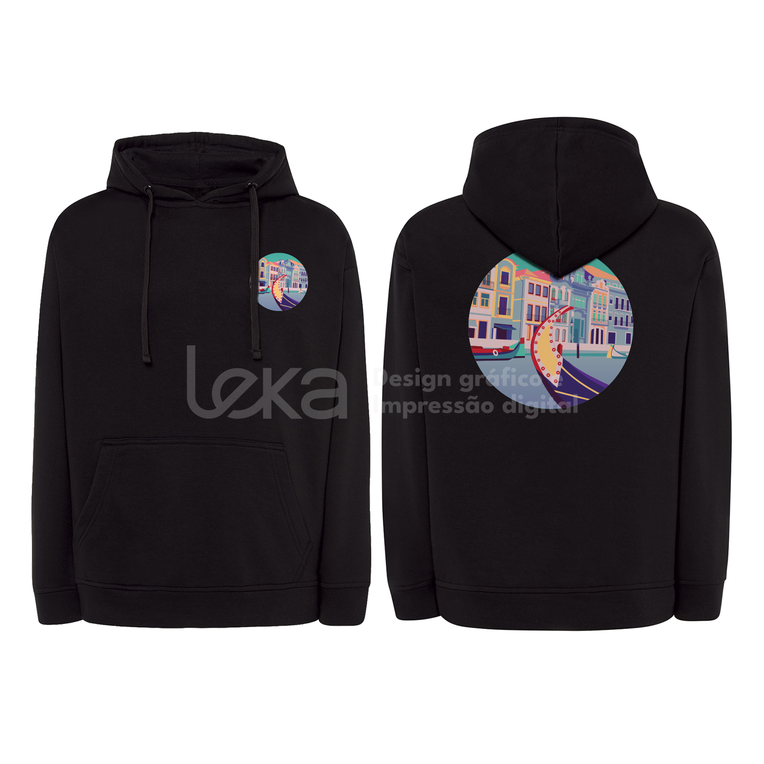 Hoodie Unissexo  65% poliester Personalizável  10