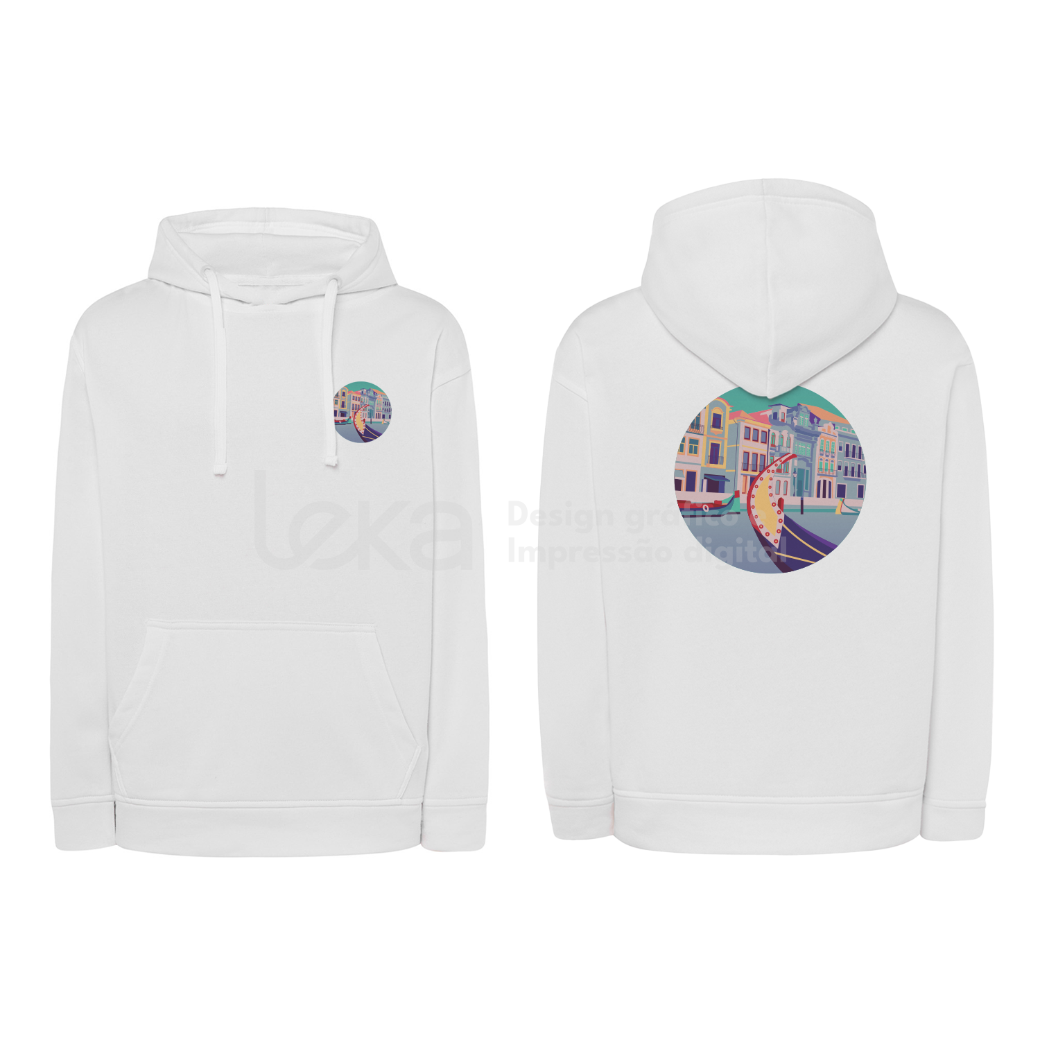 Hoodie Unissexo  65% poliester Personalizável  5