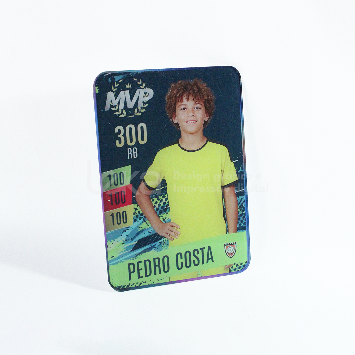 Cromo de Futebol Personalizado ⚽🏆Edição MDF ou Acrílico 5