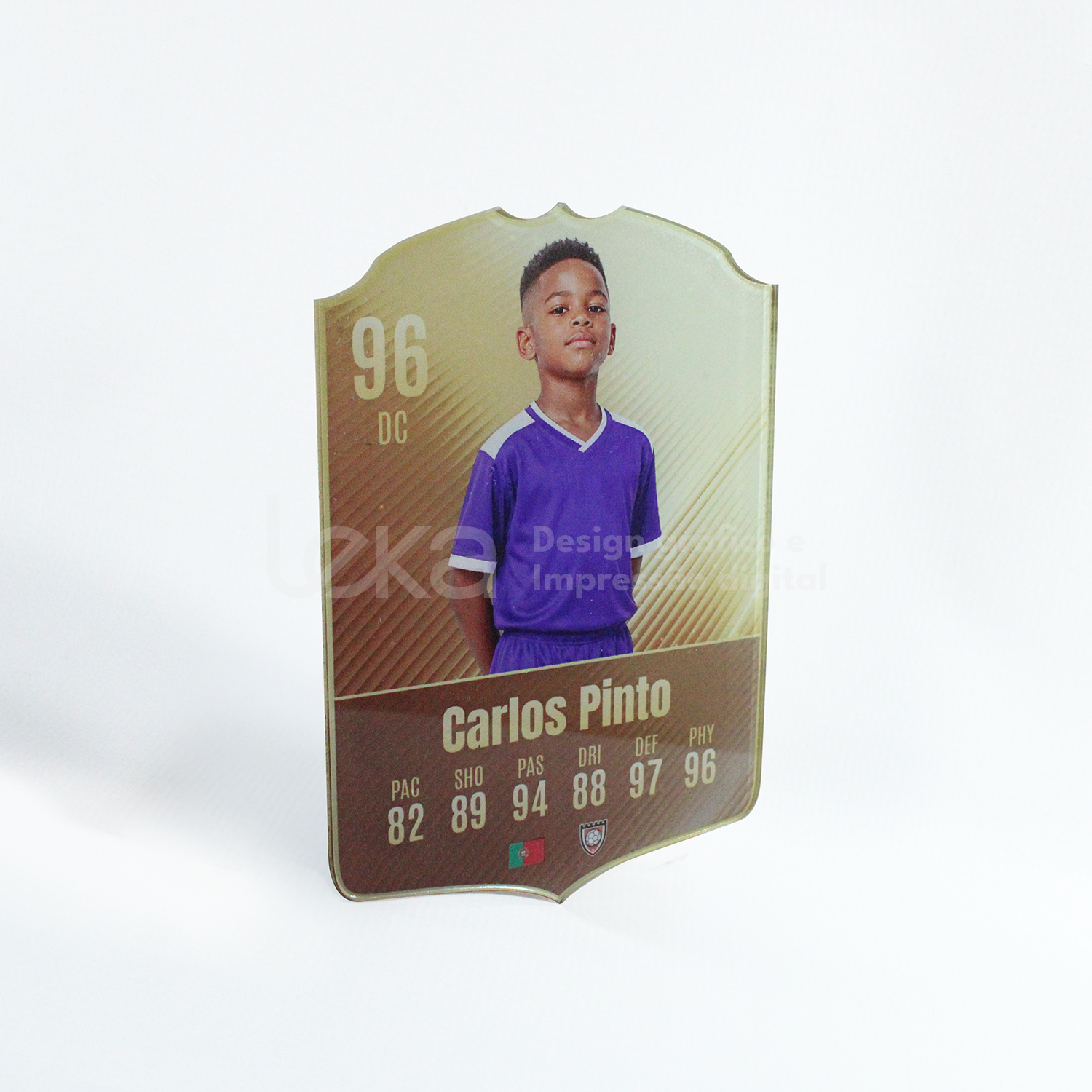 Cromo de Futebol Personalizado ⚽🏆Edição MDF ou Acrílico 7