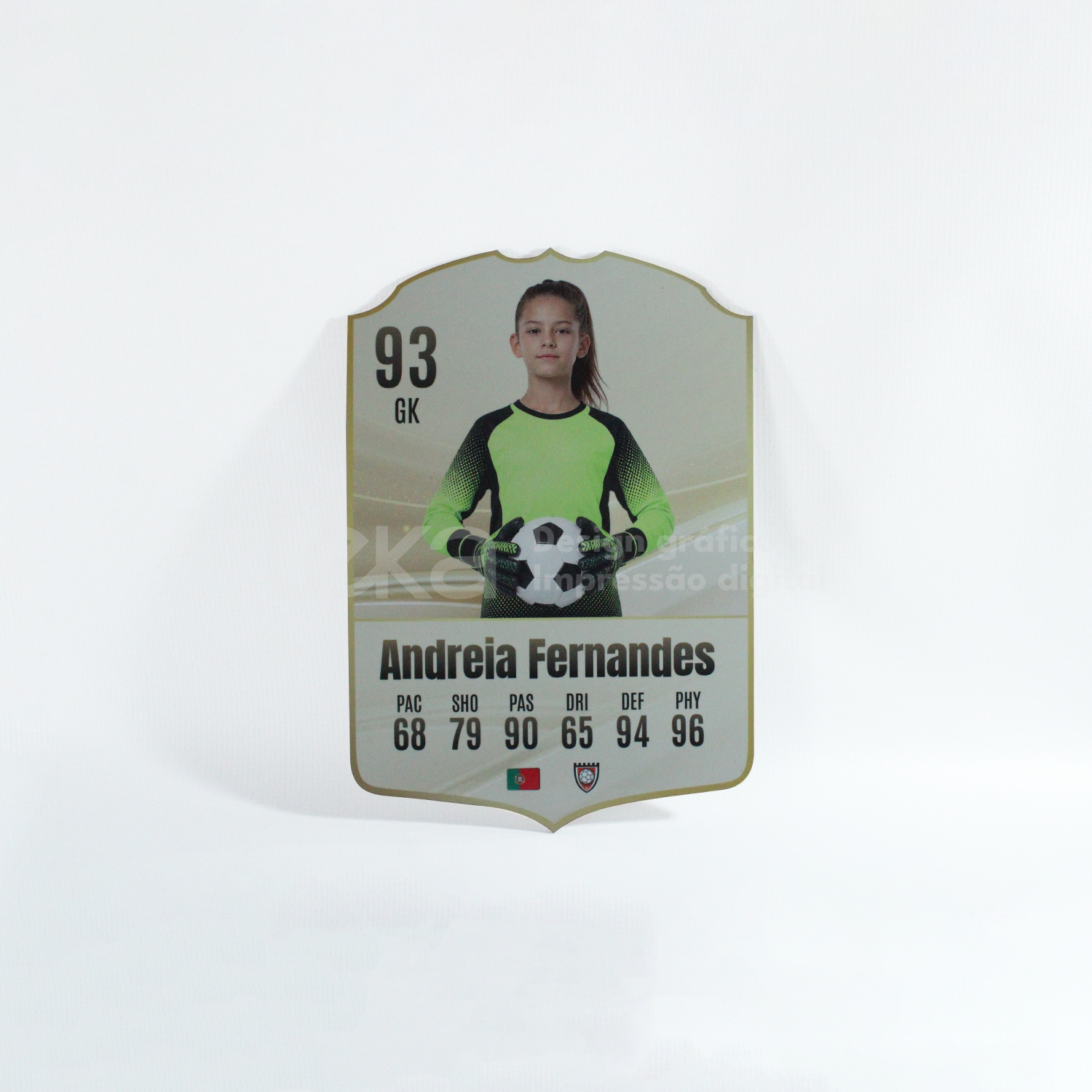 Cromo de Futebol Personalizado ⚽🏆Edição MDF ou Acrílico 8