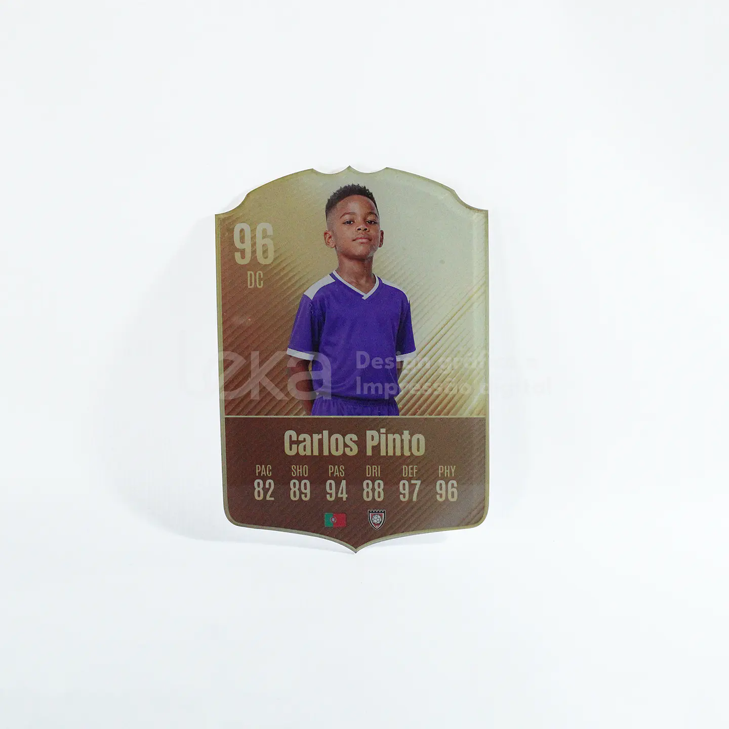 Cromo de Futebol Personalizado ⚽🏆Edição MDF ou Acrílico 6