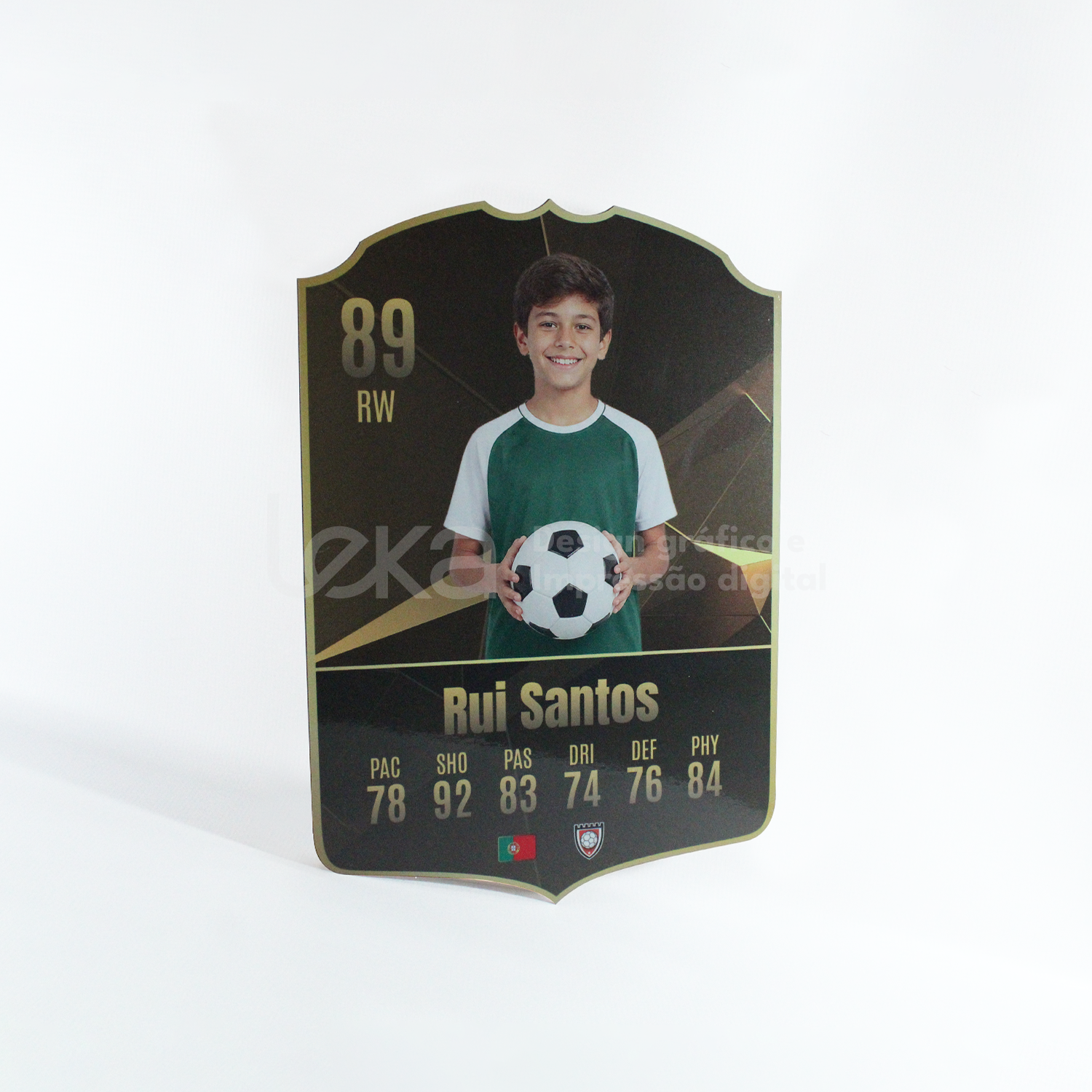 Cromo de Futebol Personalizado ⚽🏆Edição MDF ou Acrílico 10