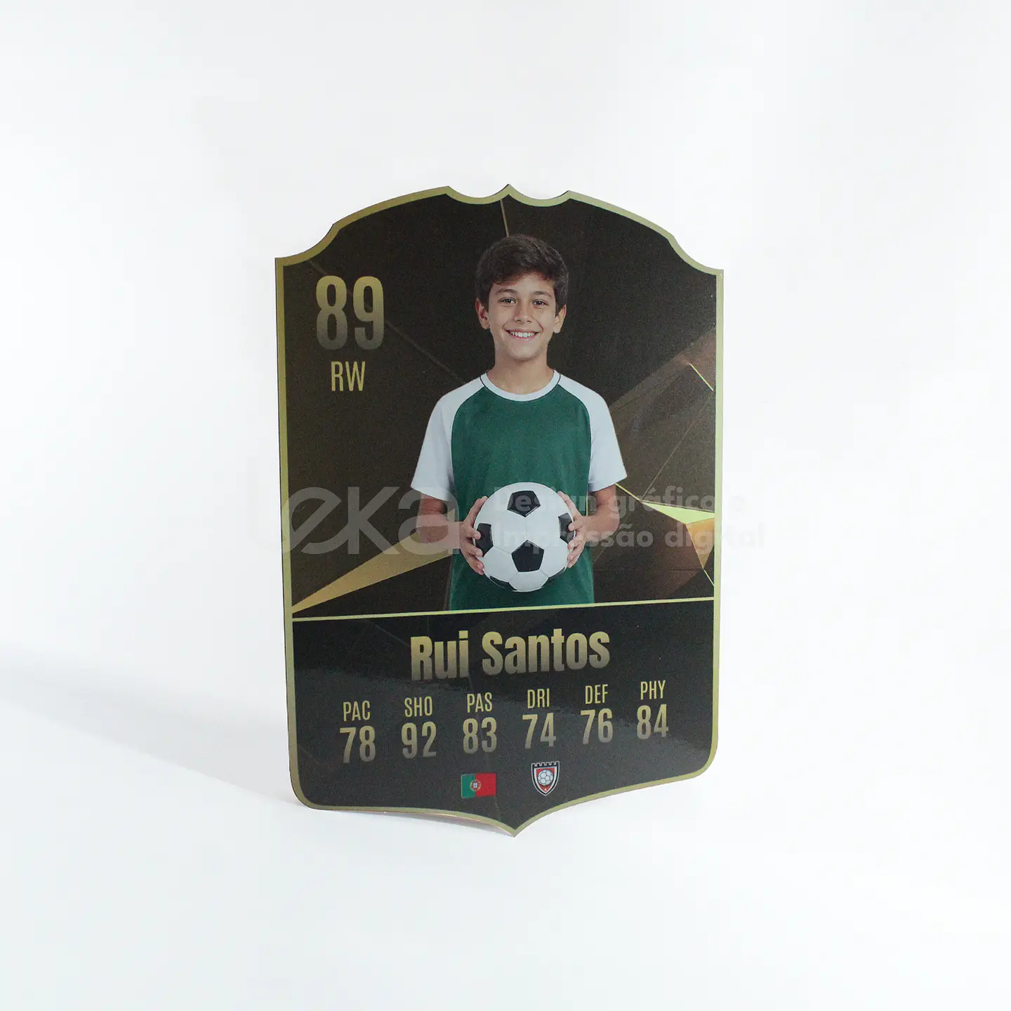 Cromo de Futebol Personalizado ⚽🏆Edição MDF ou Acrílico 10