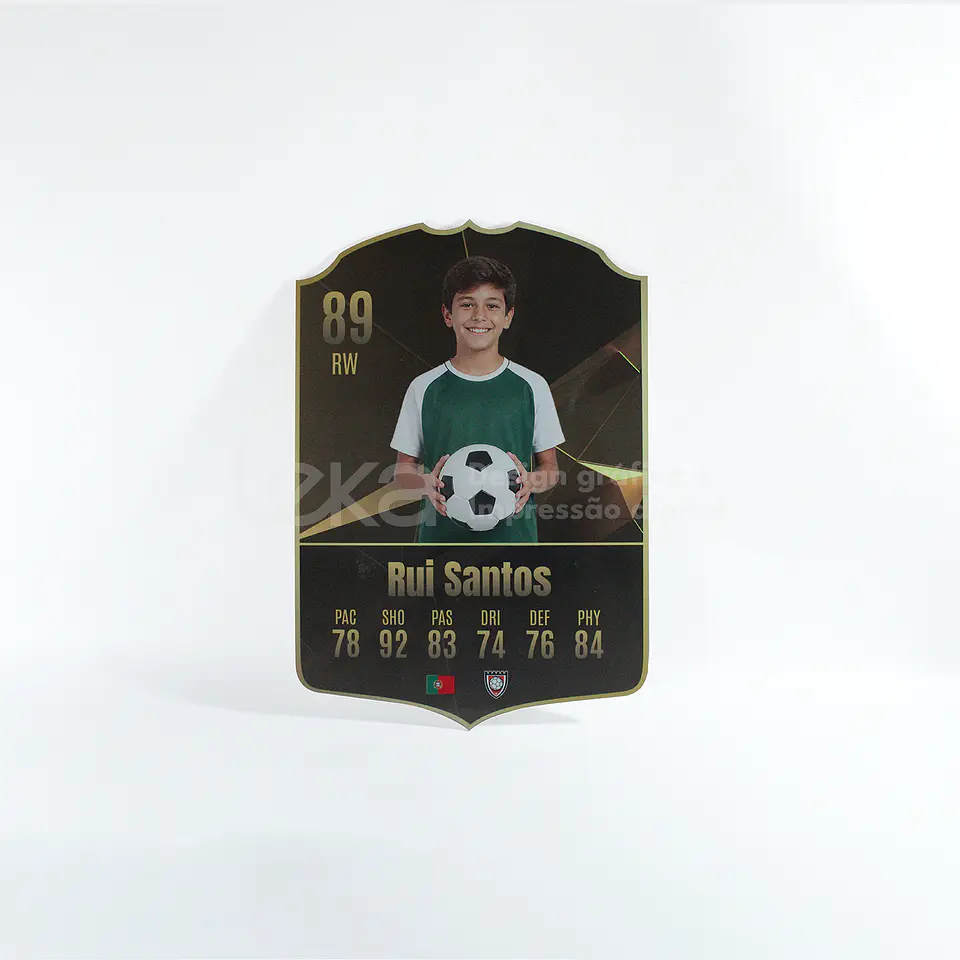 Cromo de Futebol Personalizado ⚽🏆Edição MDF ou Acrílico 11