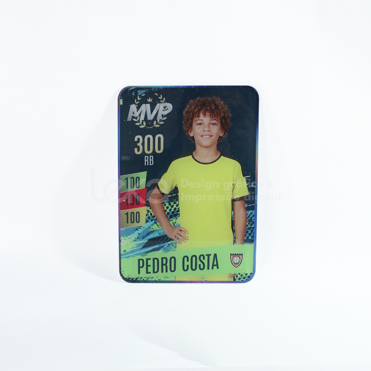Cromo de Futebol Personalizado ⚽🏆Edição MDF ou Acrílico 4