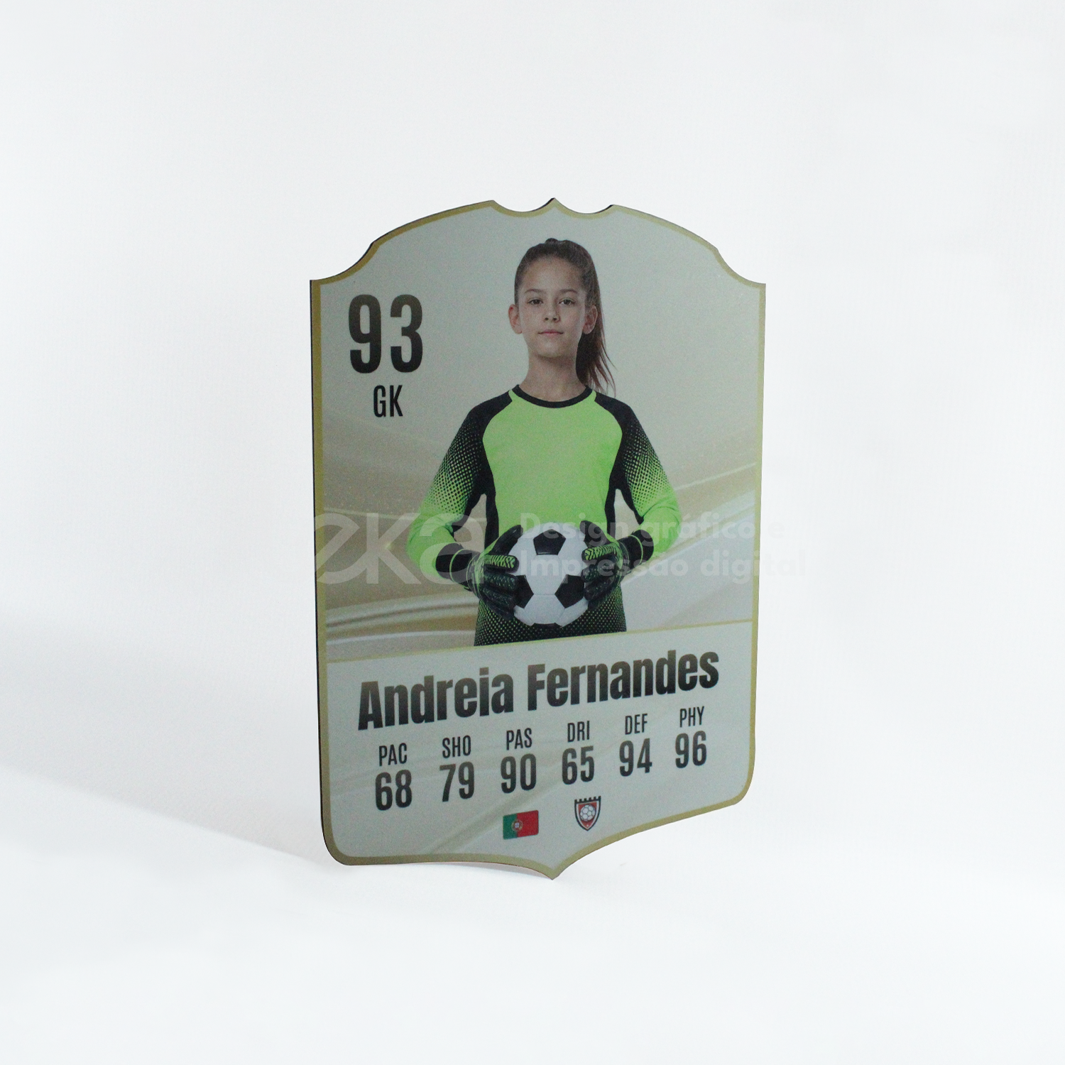 Cromo de Futebol Personalizado ⚽🏆Edição MDF ou Acrílico 9