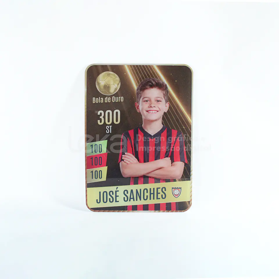 Cromo de Futebol Personalizado ⚽🏆Edição MDF ou Acrílico 13