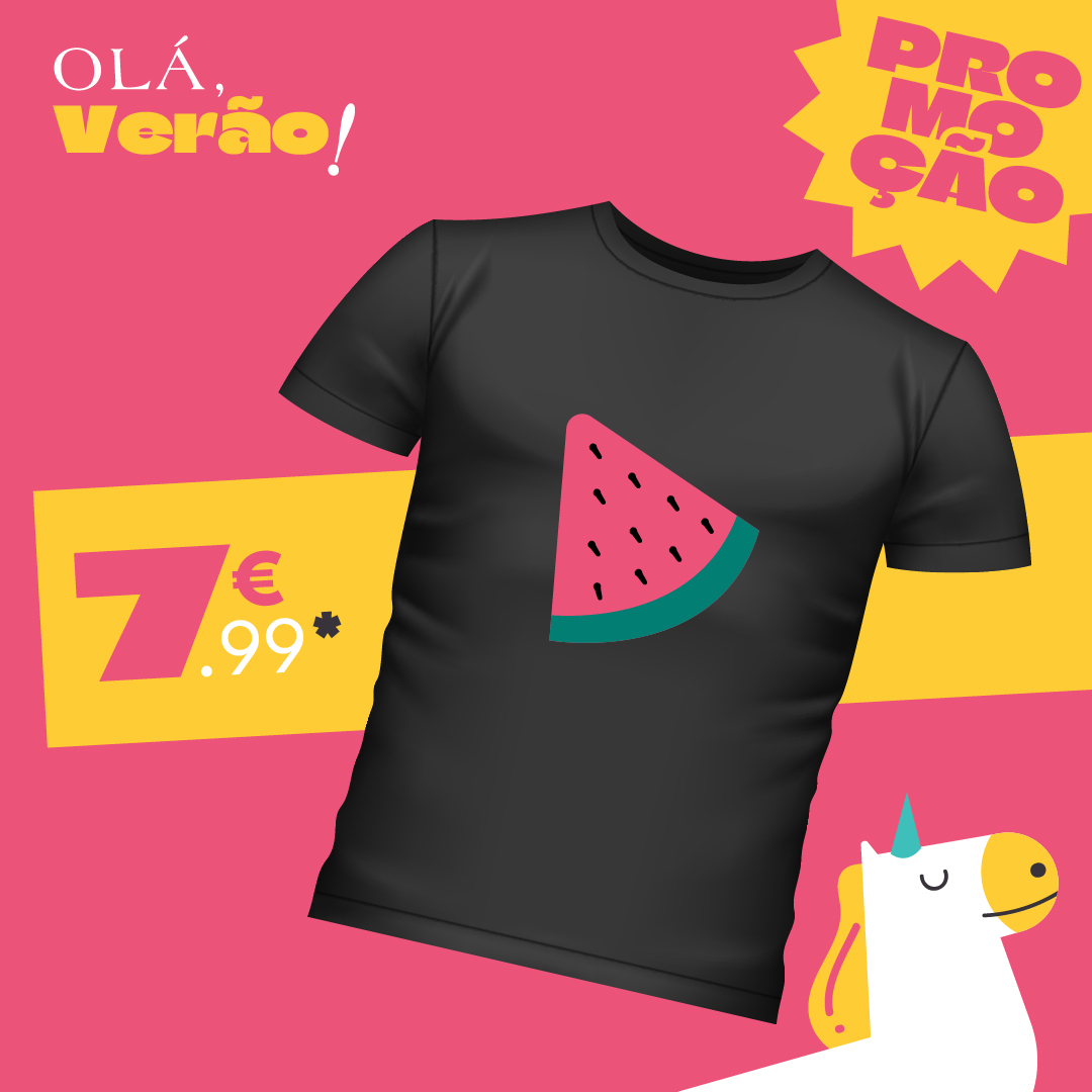 Promoção Olá Verão, Camisola Personalizada – 100% Algodão (150g) 1