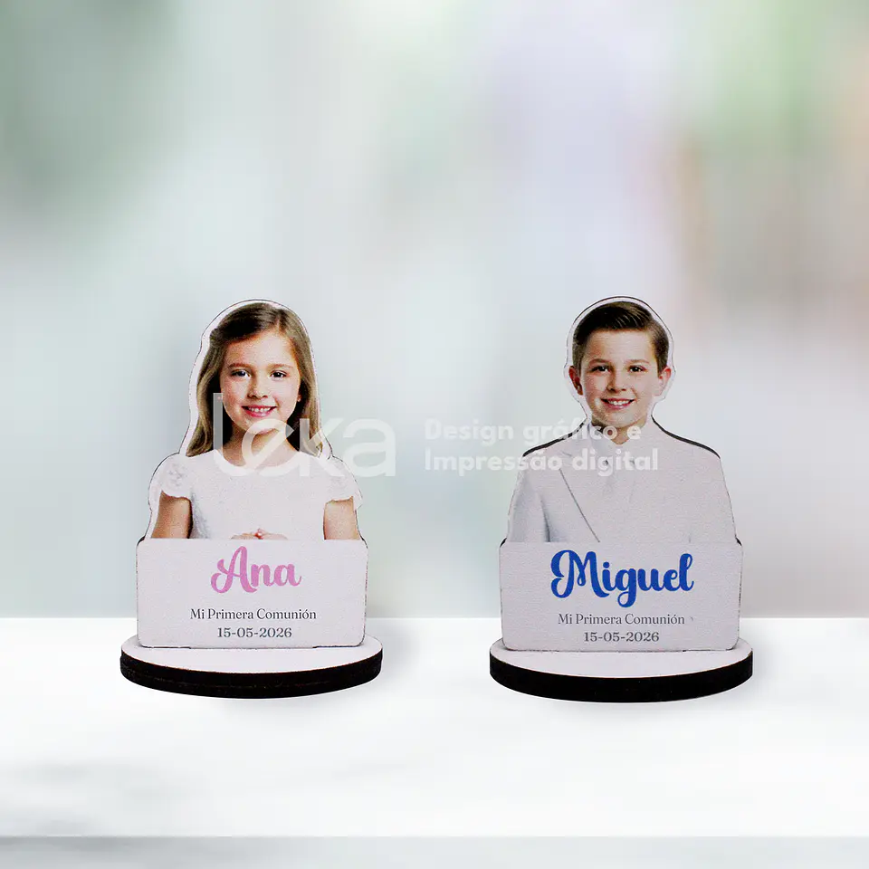 10 Lembranças de Comunhão com Foto Personalizada 3