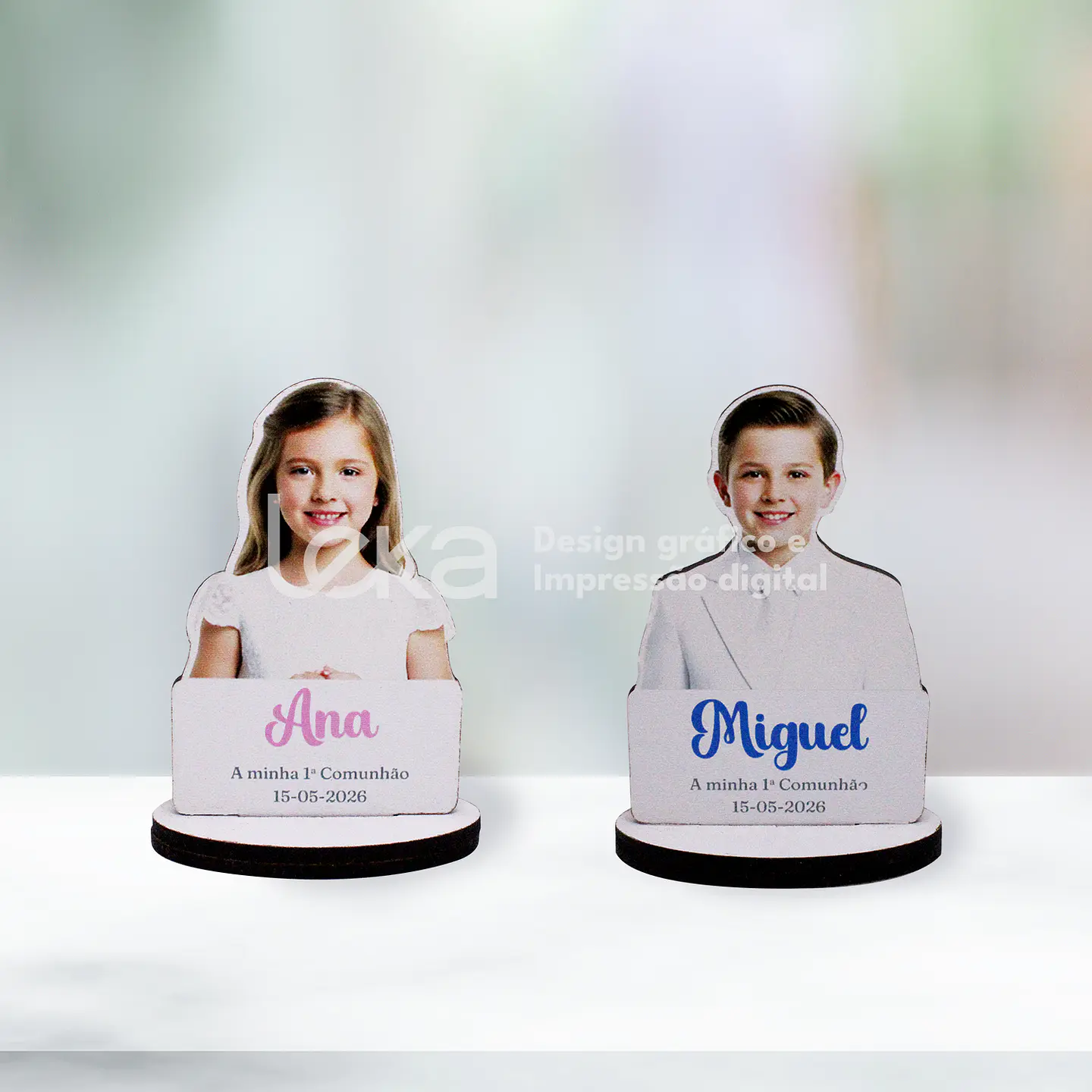 10 Lembranças de Comunhão com Foto Personalizada 1