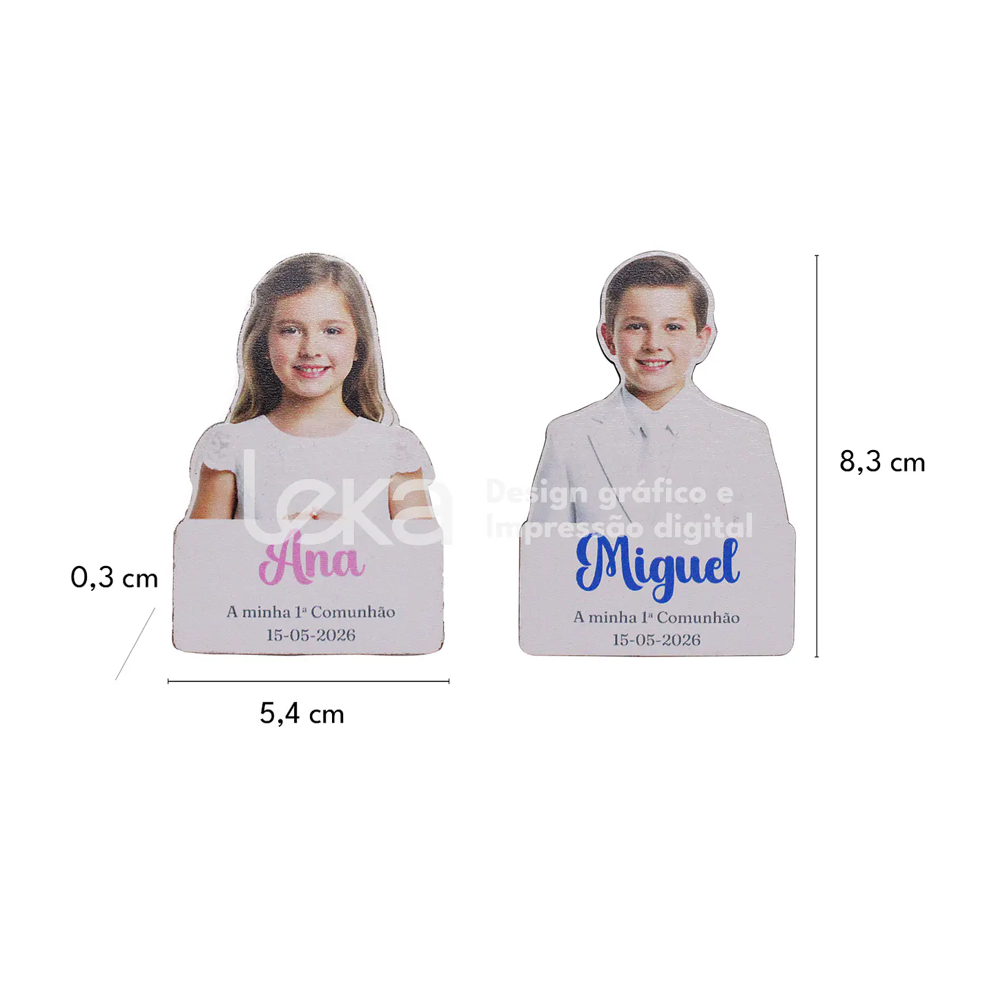 10 Lembranças de Comunhão com Foto Personalizada 15