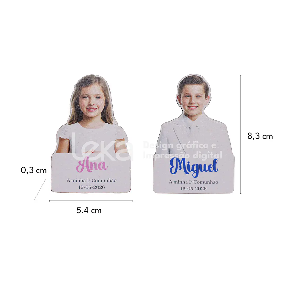 10 Lembranças de Comunhão com Foto Personalizada 15