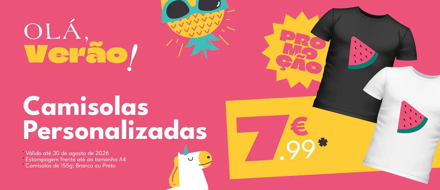 Olá, Verão! Promoção de Camisolas Personalizadas!
