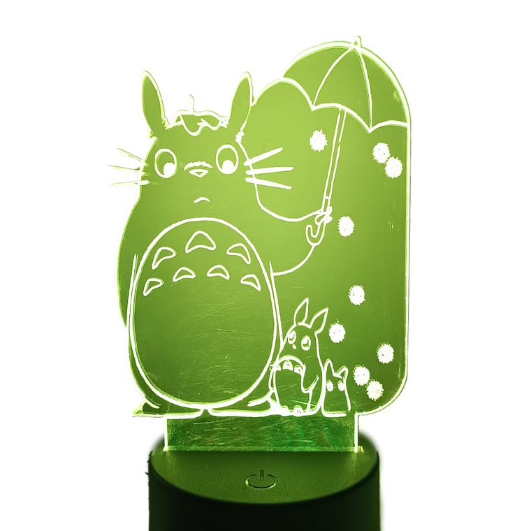 Lampara 3D Totoro  7 colores 4