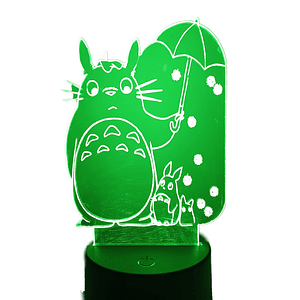 Lampara 3D Totoro  7 colores