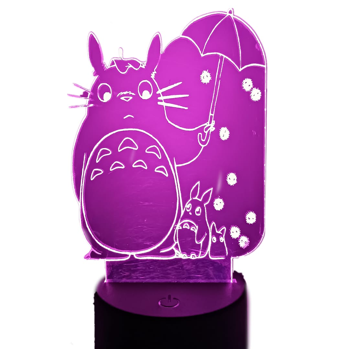 Lampara 3D Totoro  7 colores 5