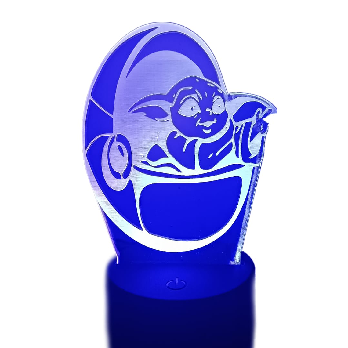 Lampara 3D Baby Yoda 7 Colores 3