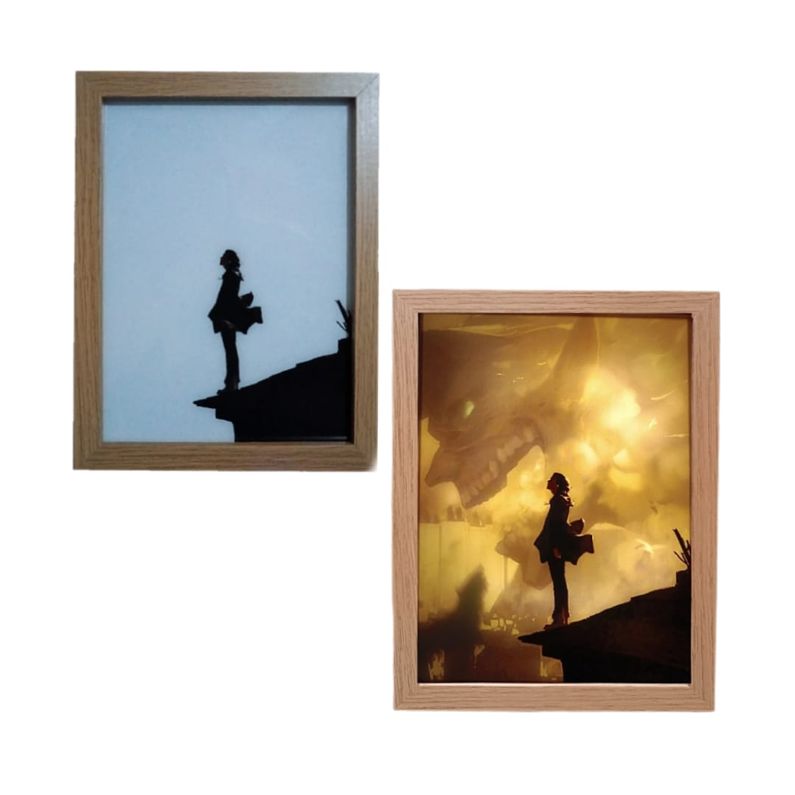 Cuadro Led Ataque De Titanes 1