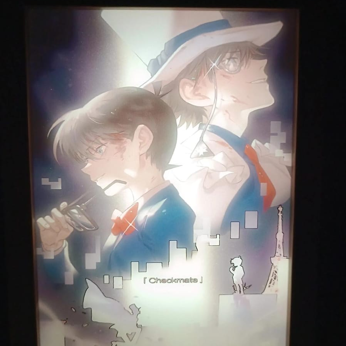 Cuadro Led Detective Conan y Magic Kaito 4