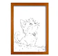 Cuadro Led Gato - Miniatura 3
