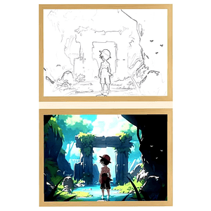 Cuadro Led One Piece