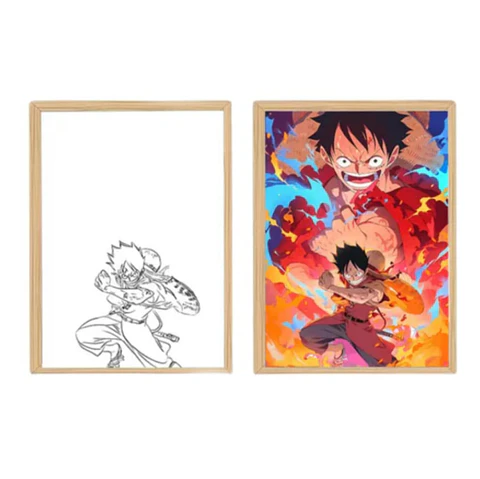 Cuadro Led Luffy One Piece