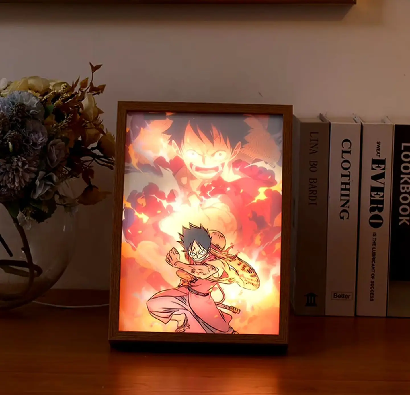 Cuadro Led Luffy One Piece 4