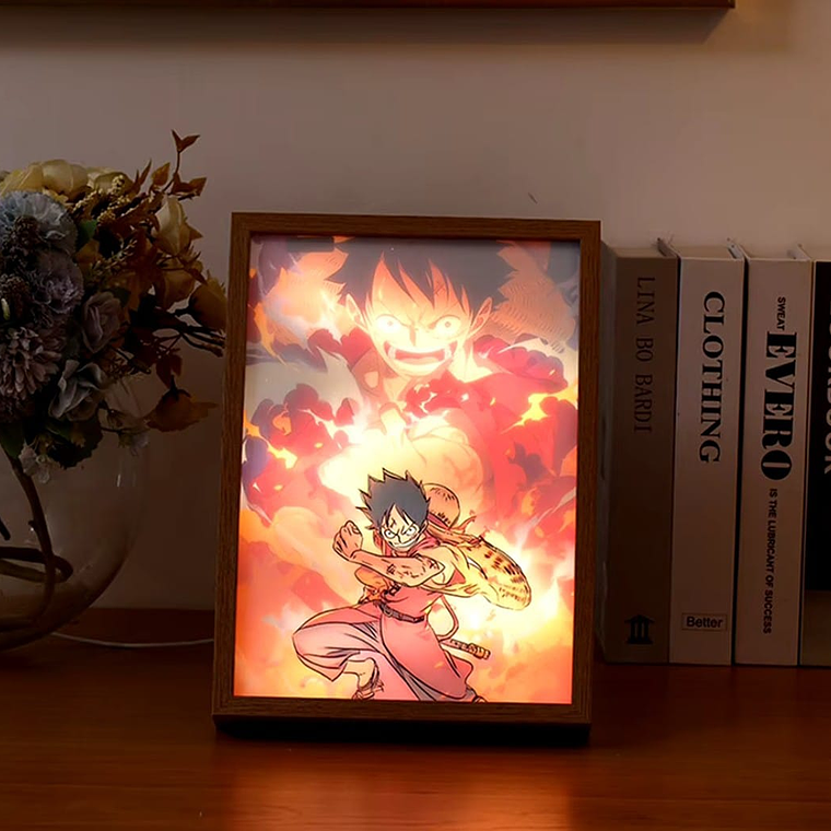 Cuadro Led Luffy One Piece 4