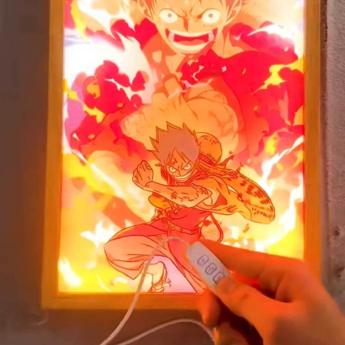 Cuadro Led Luffy One Piece 5