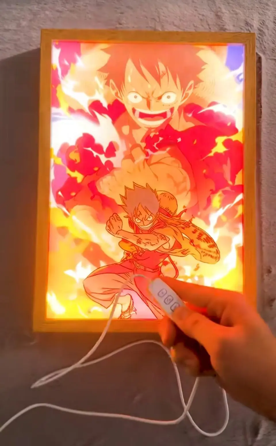 Cuadro Led Luffy One Piece 5