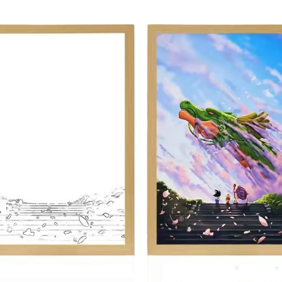 Cuadro Led Dragon Ball Shenlong 1