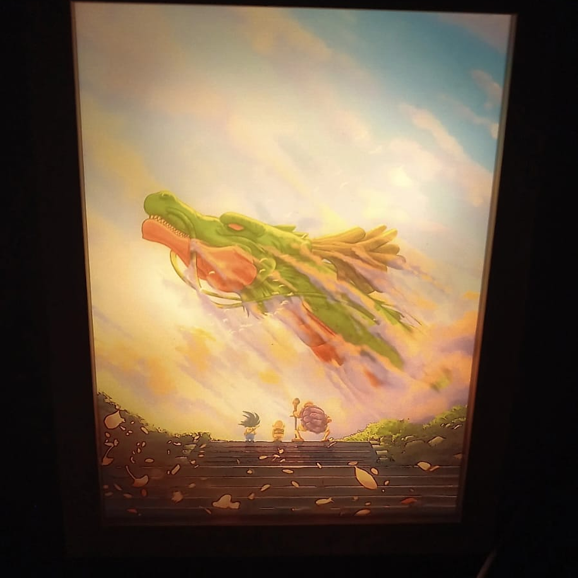 Cuadro Led Dragon Ball Shenlong 3