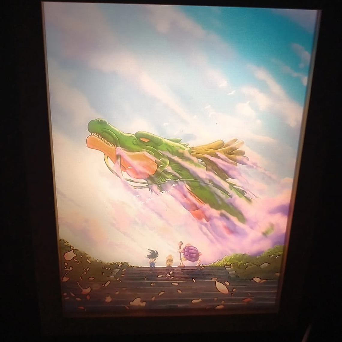 Cuadro Led Dragon Ball Shenlong 4