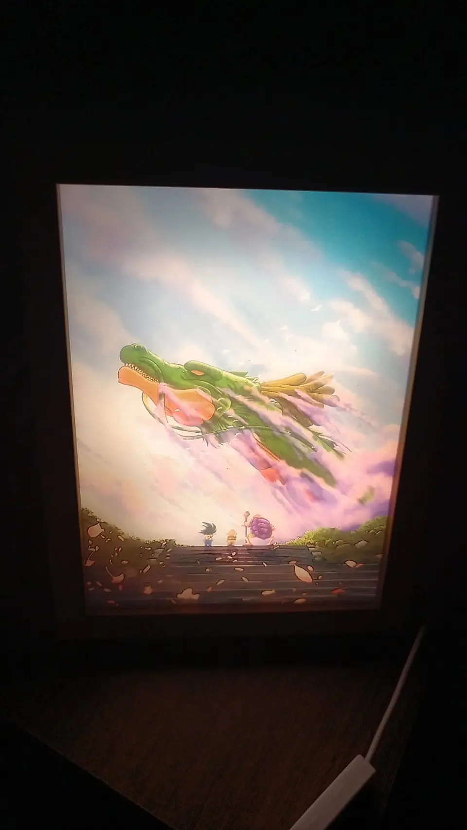 Cuadro Led Dragon Ball Shenlong 4