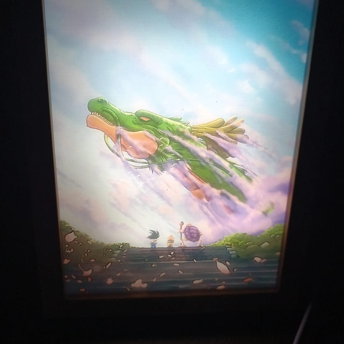 Cuadro Led Dragon Ball Shenlong 5
