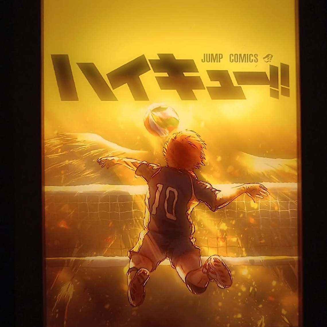 Cuadro Led Voleibol Haikyuu 2