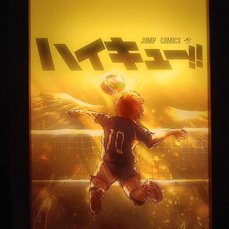 Cuadro Led Voleibol Haikyuu 2