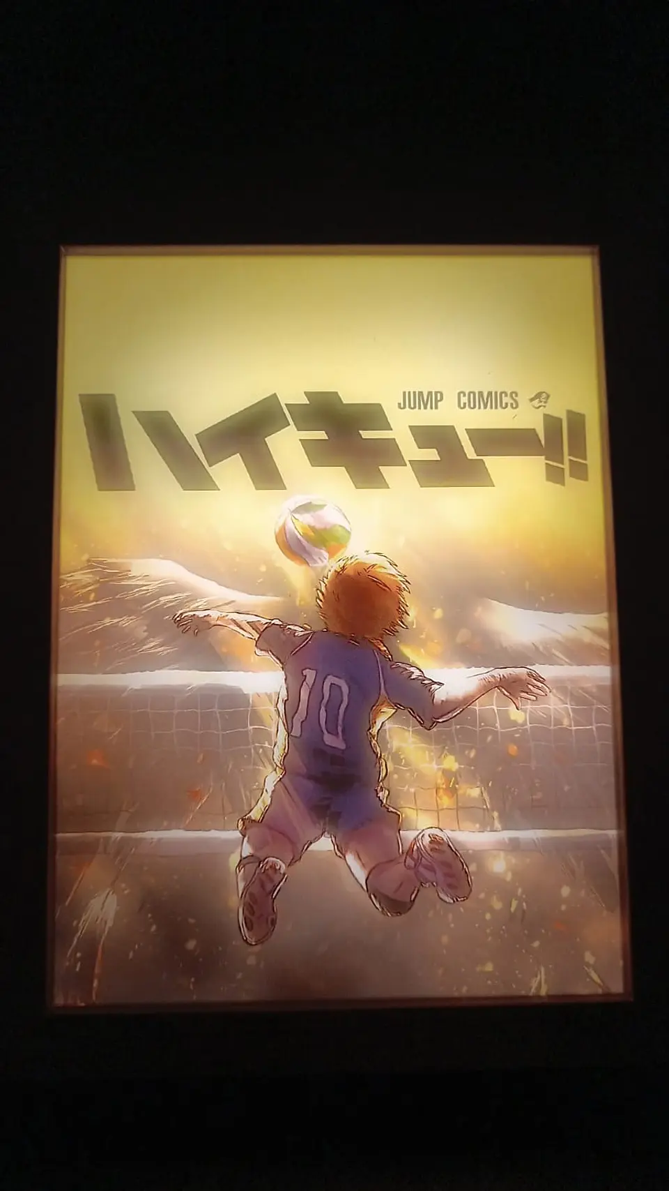 Cuadro Led Voleibol Haikyuu 3